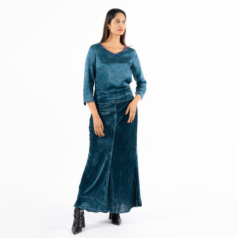 Ophelia blue blur top