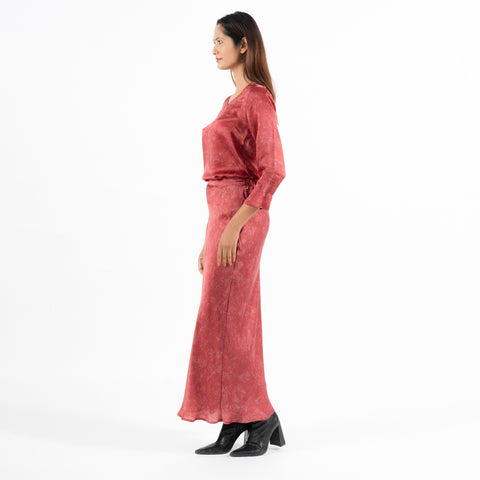 Ophelia red blur top