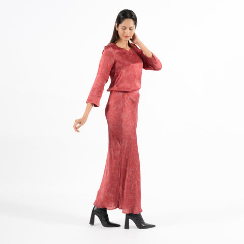 Ophelia red blur top