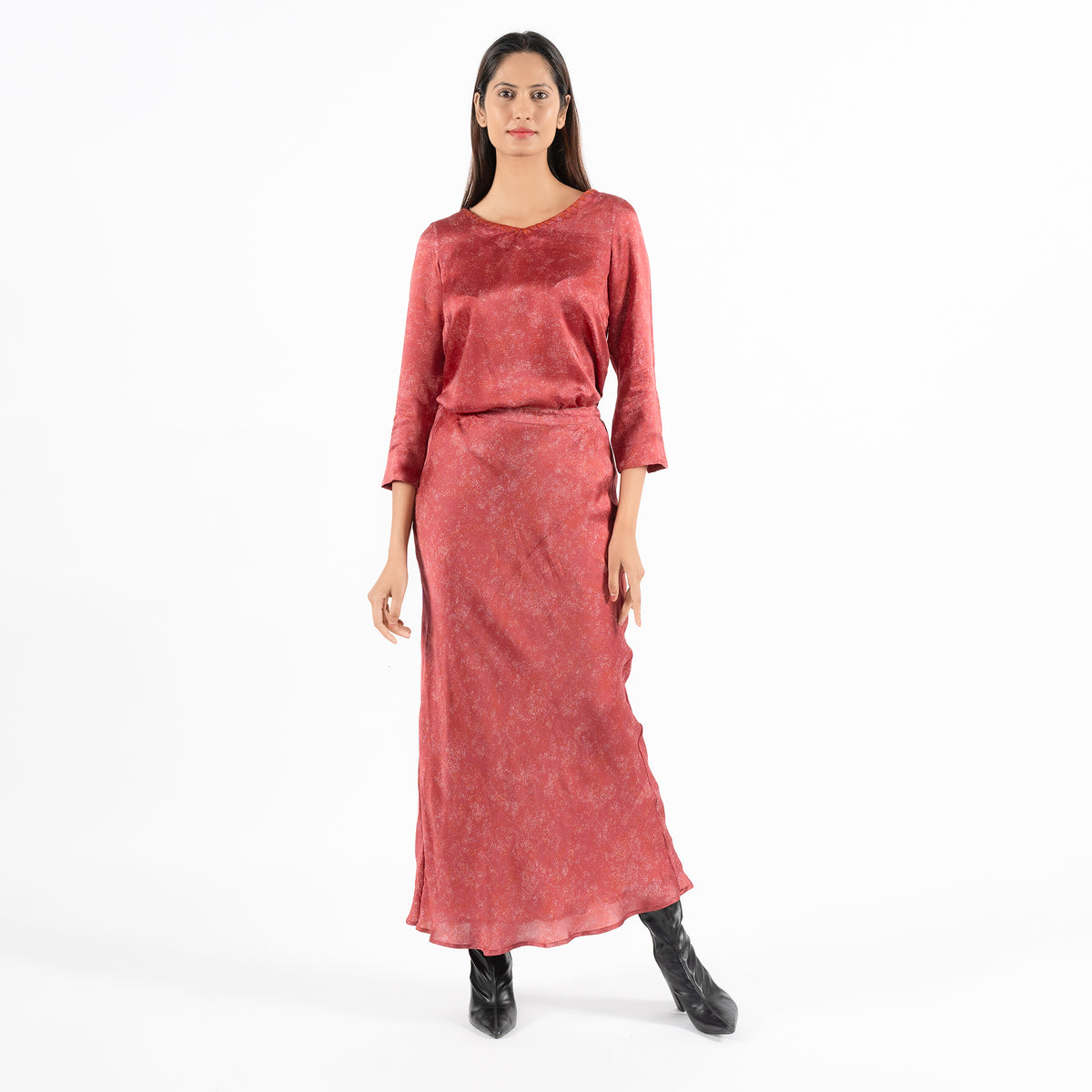 Ophelia red blur top