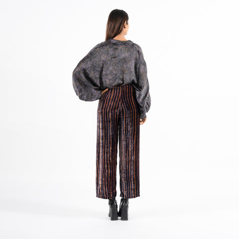 Seraphine grey blur blouse