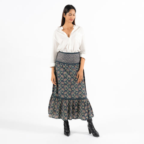 Mira grey queen skirt