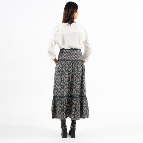 Mira grey queen skirt
