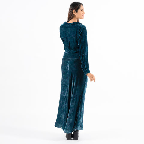 Chimere blue blur skirt