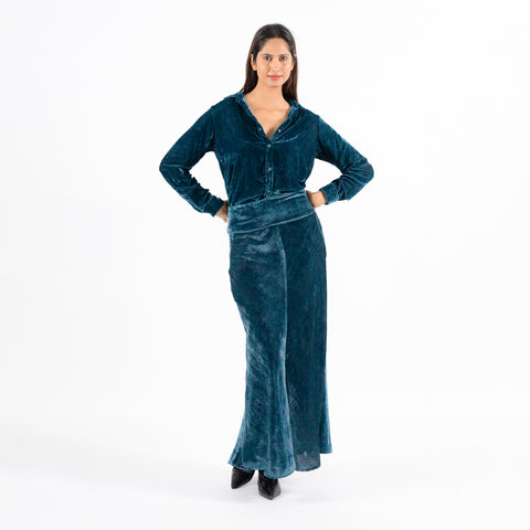Chimere blue blur skirt