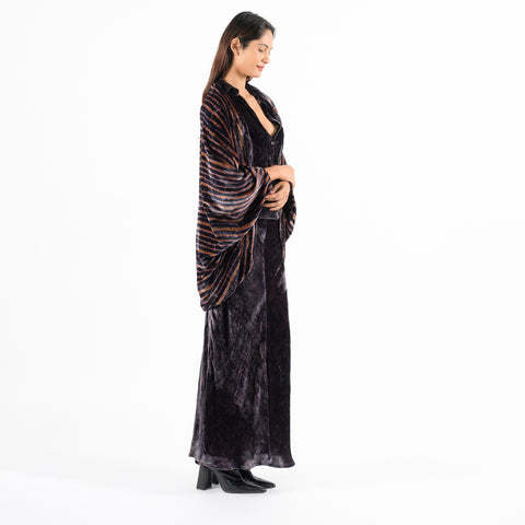 Amalfi Brown linear shrug