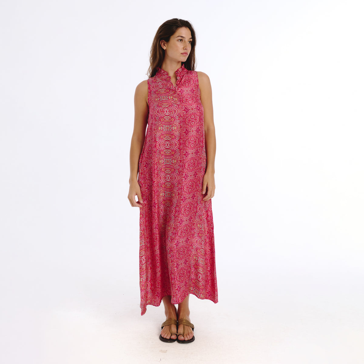 Delora pink devon flower Dress