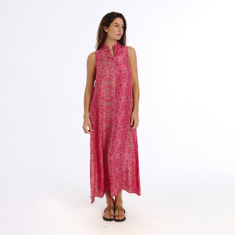 Delora pink devon flower Dress