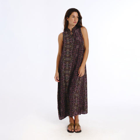 Delora black devon flower Dress
