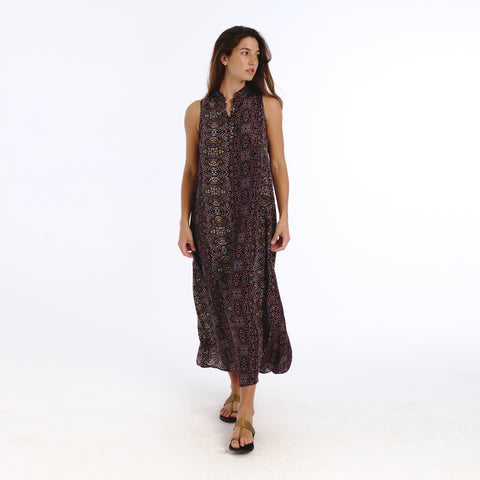 Delora black devon flower Dress