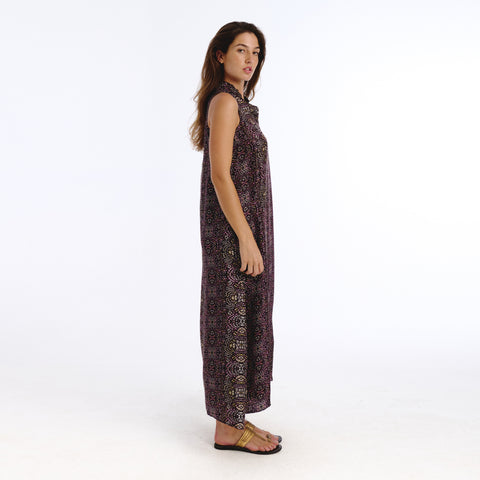 Delora black devon flower Dress