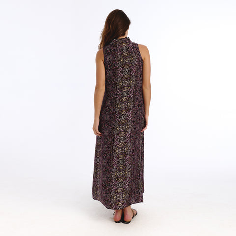 Delora black devon flower Dress
