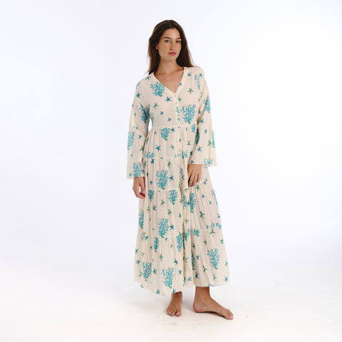 Eira blue sea dress