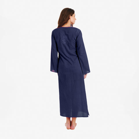 Electra grey lucknow kurta