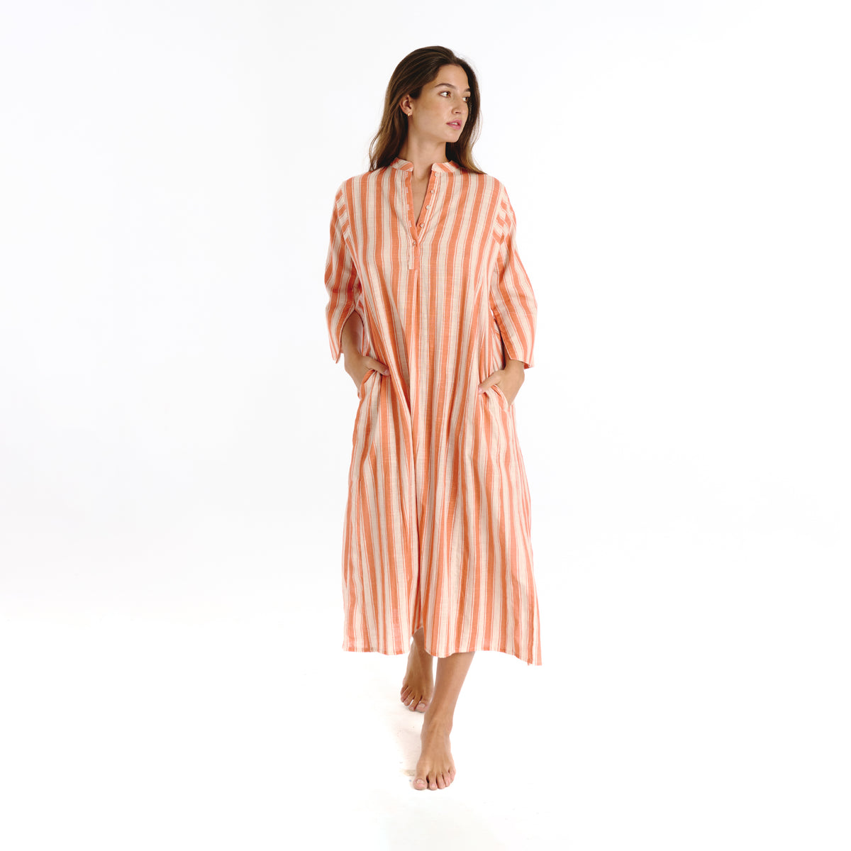 Elka orange hamptons Dress