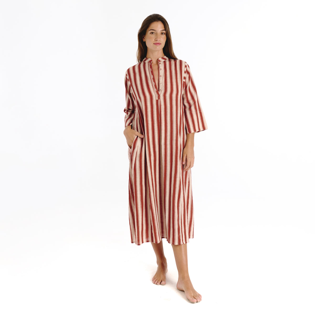 Elka brown hamptons Dress