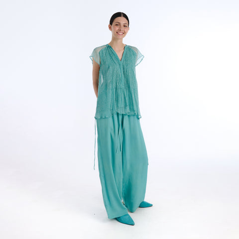 Fania blue rice sea top