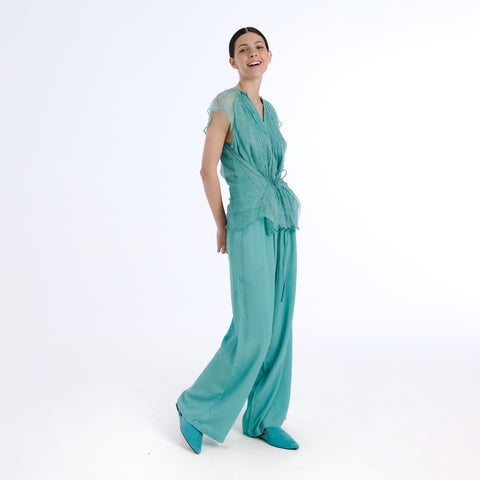 Fania blue rice sea top