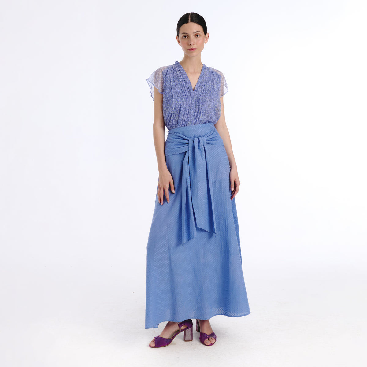 Sora purple plains skirt