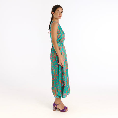 Gia blue blanche flower Dress