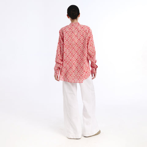 Girlfriend pink trebol blouse