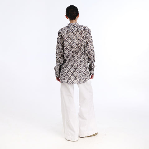 Girlfriend brown trebol blouse