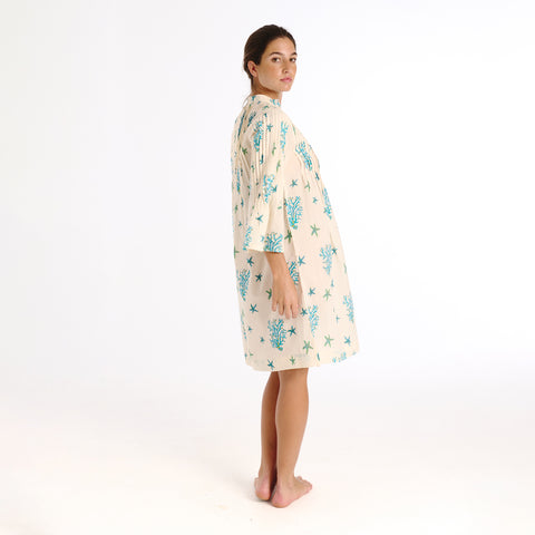 Hira blue sea dress