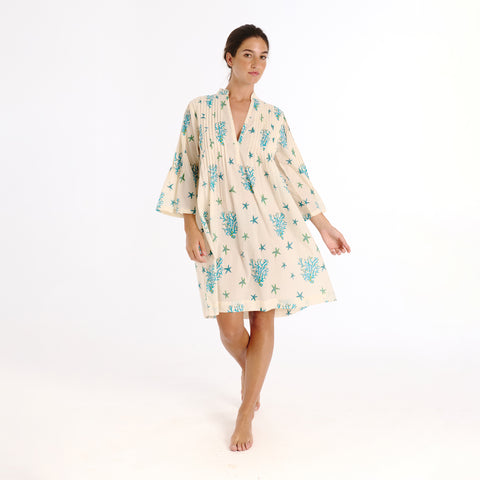Hira blue sea dress