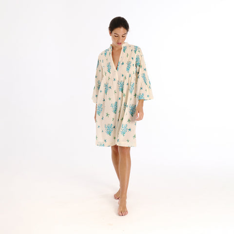 Hira blue sea dress