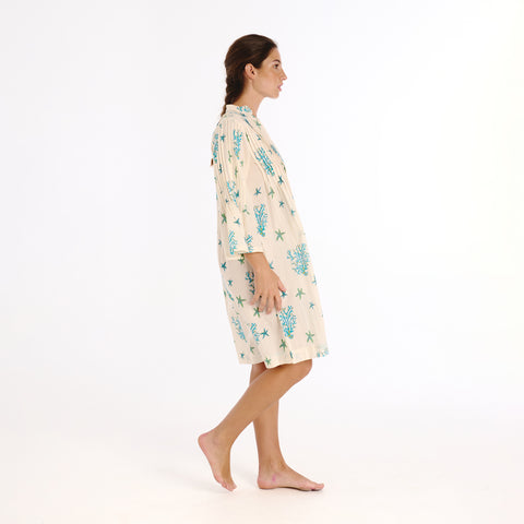Hira blue sea dress