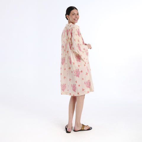 Hira pink sea dress