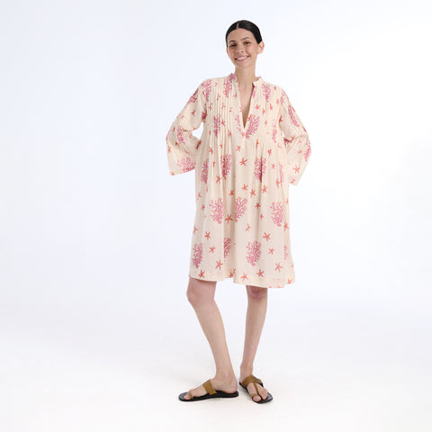 Hira pink sea dress