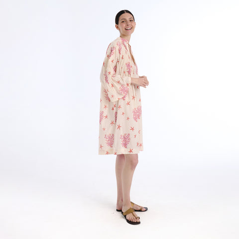 Hira pink sea dress