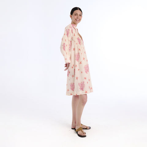 Hira pink sea dress
