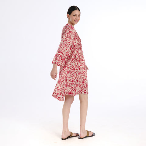 Hira pink janet dress