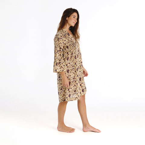 Hira brown janet dress