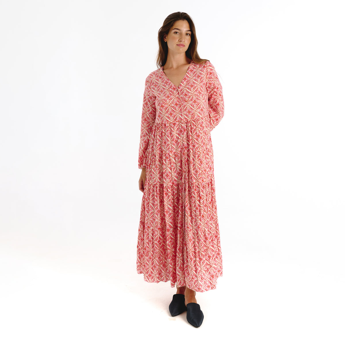 Isara pink trebol dress