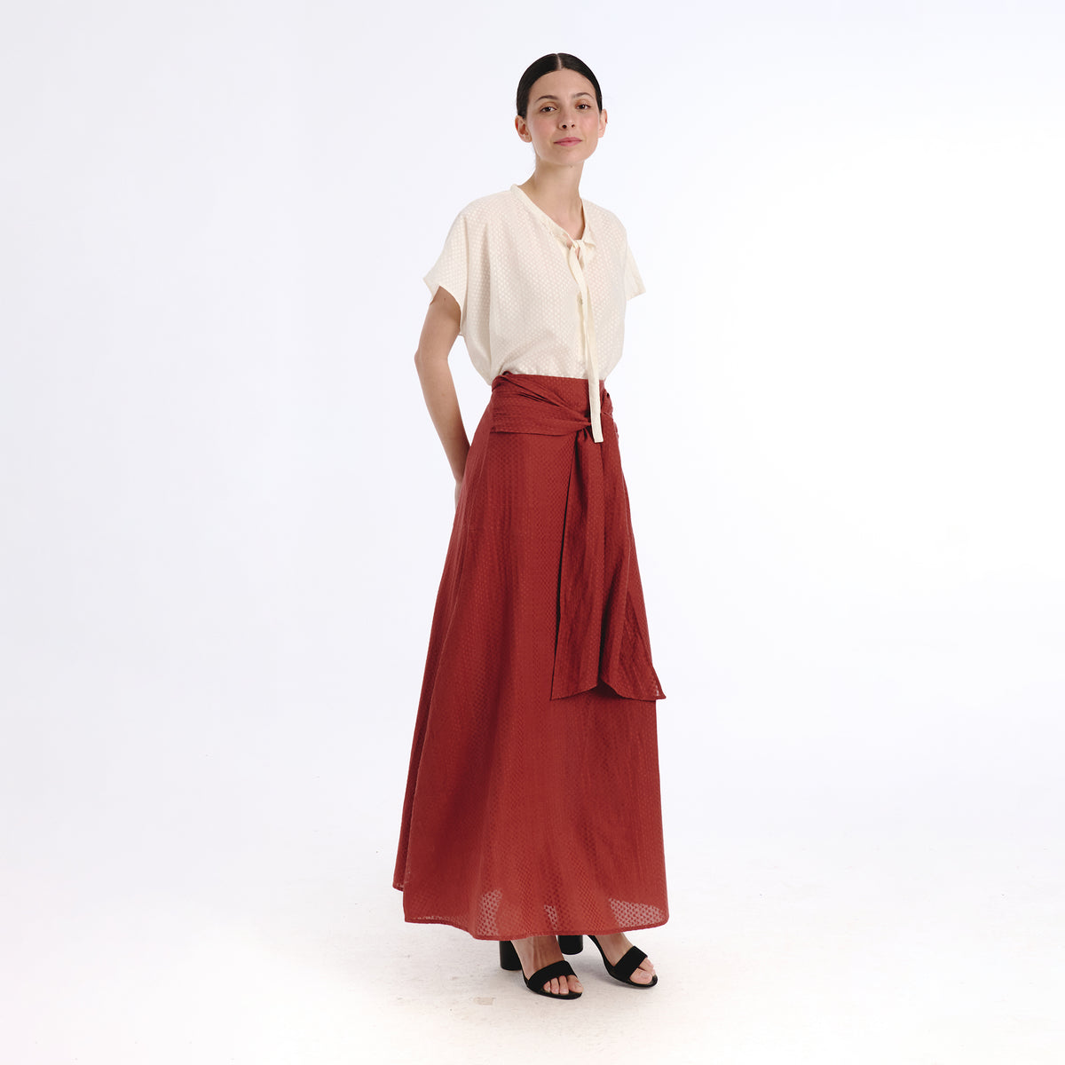 Ivy white plains blouse