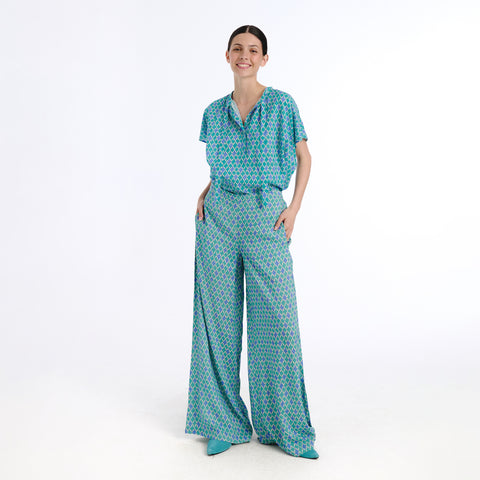 Oliva blue mirza trouser