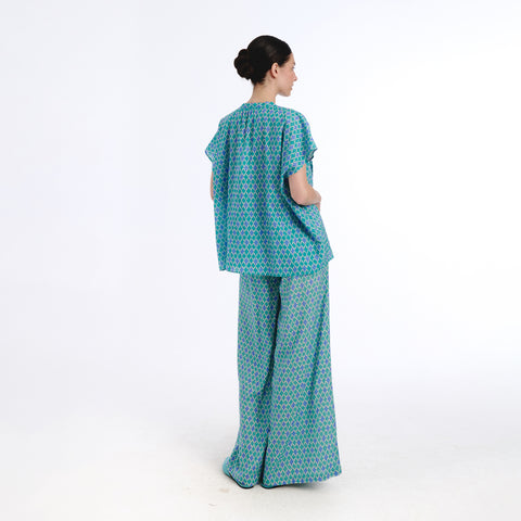 Oliva blue mirza trouser