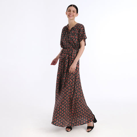 Sora black mirza skirt