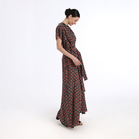 Ivy black mirza blouse