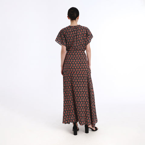 Ivy black mirza blouse