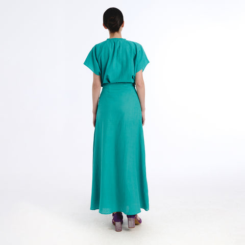 Ivy blue plains blouse