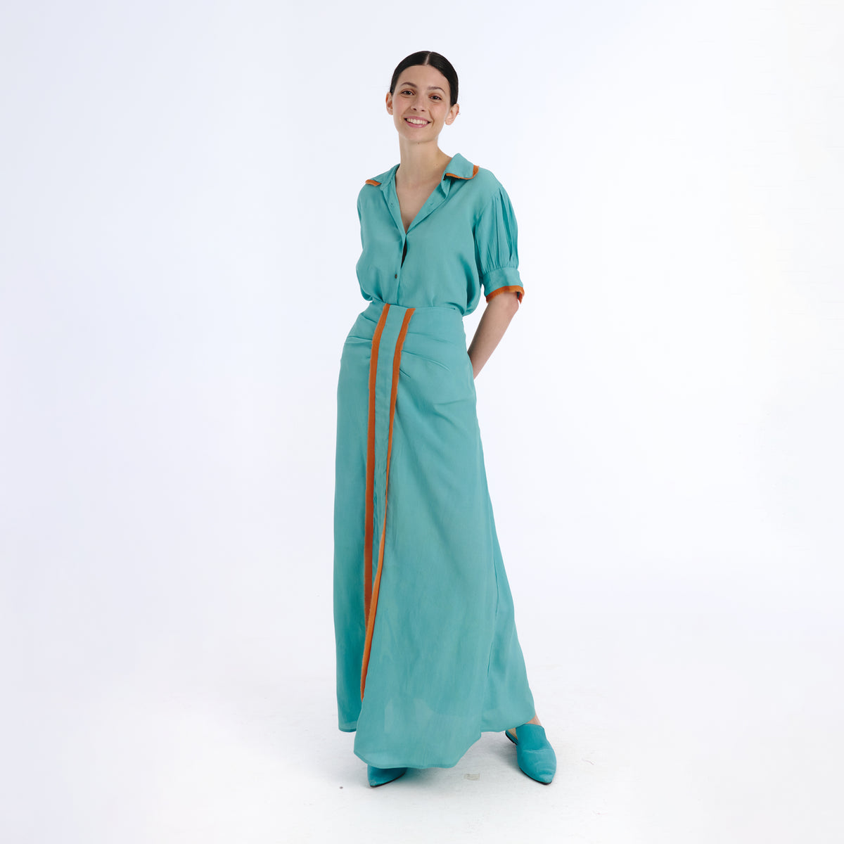 Jada blue plains blouse