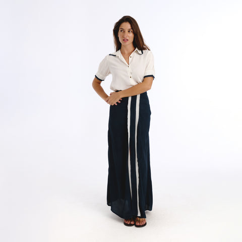 Jada white plains blouse
