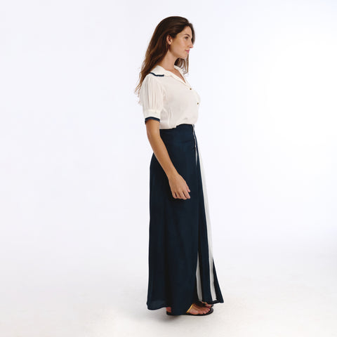 Jada white plains blouse
