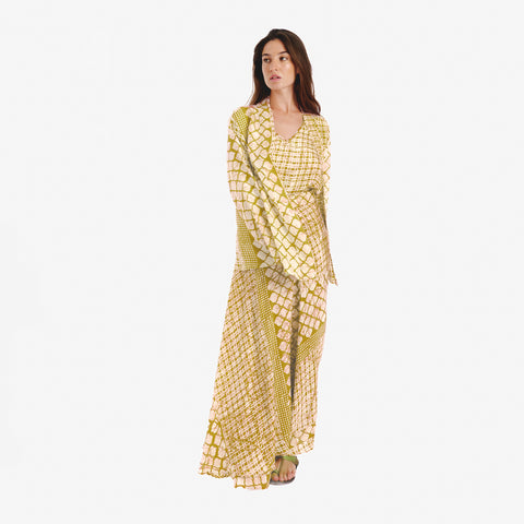 Sira Yellow batik shrug
