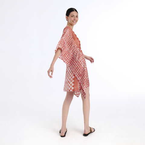 Juna pink batik kaftan