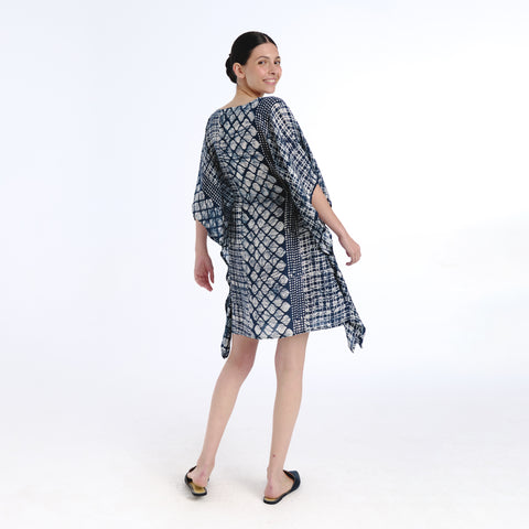 Juna blue batik kaftan